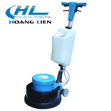 Máy chà sàn đơn với cấu tạo đơn giản, gọn nhẹ, được nhiều người lựa chọn 