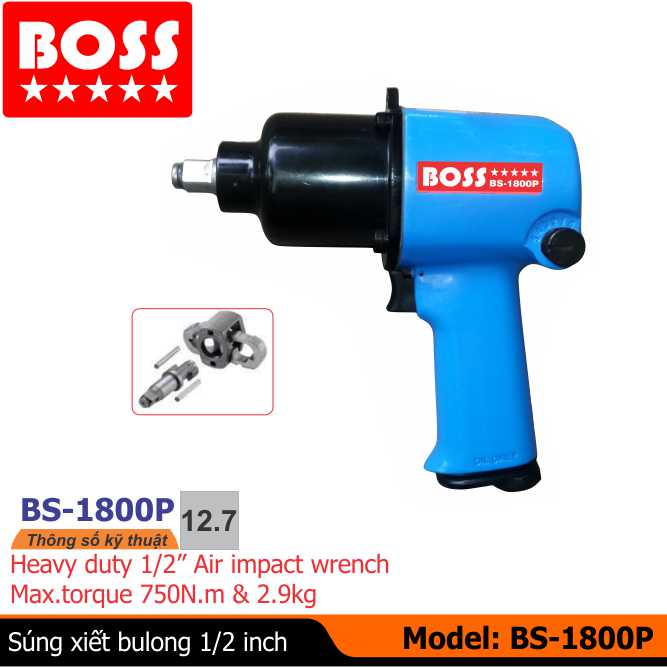 Súng vặn bu lông Boss BS-1800P